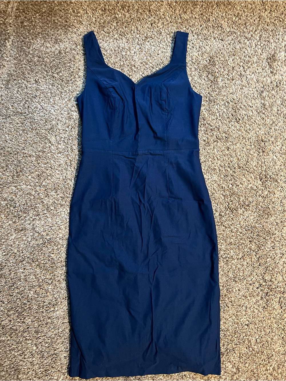 Grace Karin Navy Midi Sheath Dress - Medium - NWT